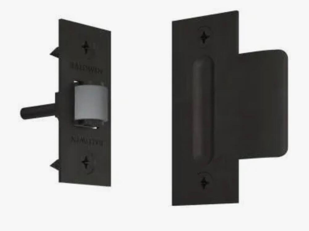 Baldwin Hardware 0440.102 Adjustable Roller Catch - Oil Rubbed Bronze NEW SET 2